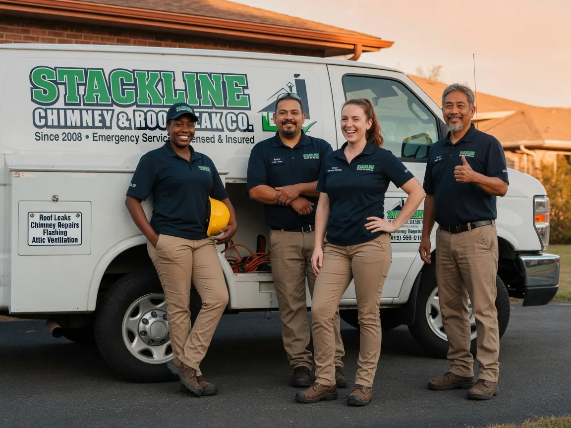 Chimney flashing repair company in Force, PA